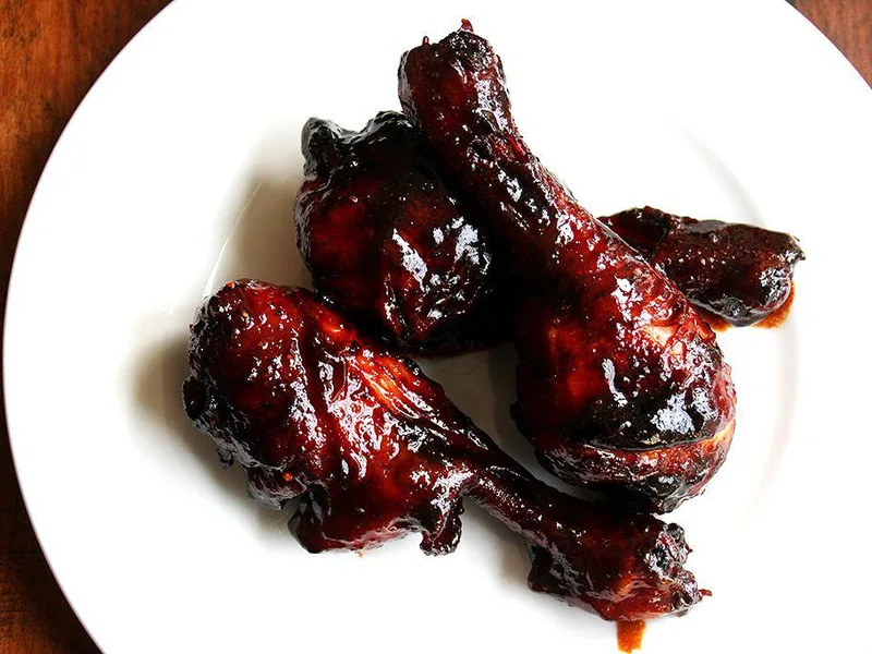 Honey-Soy Glazed Chicken Drumsticks