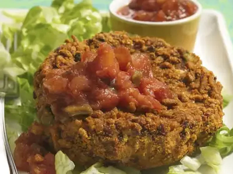Spiced Red Bean and Rice Cakes with Crispy Bran Coating