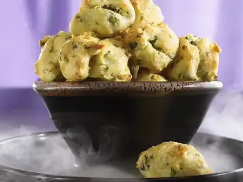 Fluffy Herbed Appetizer Puffs with Parmesan and Fresh Herbs