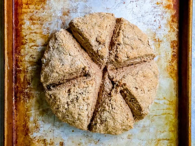 Easy Irish Brown Soda Bread with Wholemeal Flour