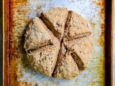 Easy Irish Brown Soda Bread with Wholemeal Flour