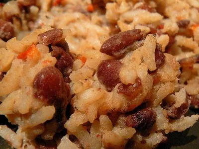 Rice and Beans with Coconut Milk