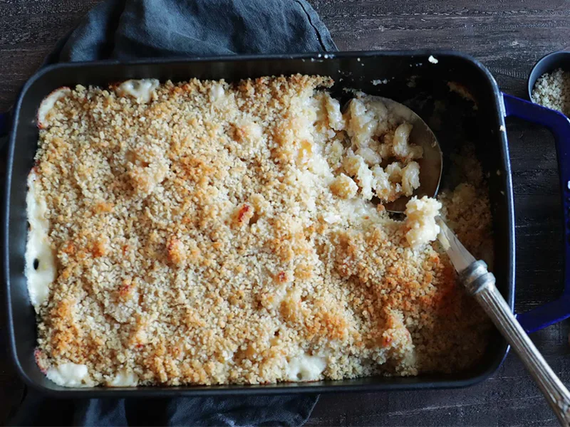 Truffle Mac and Cheese with Three-Cheese Sauce