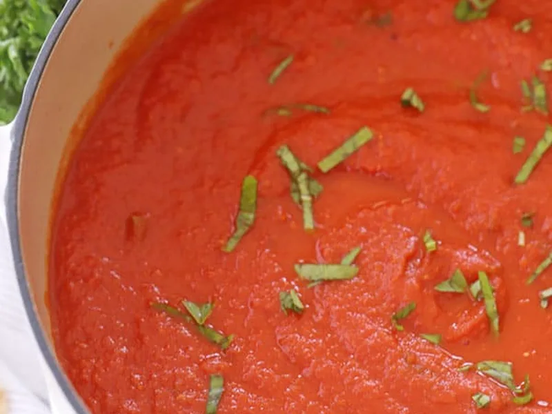 Roasted Fresh Tomato Marinara with Caramelized Onions