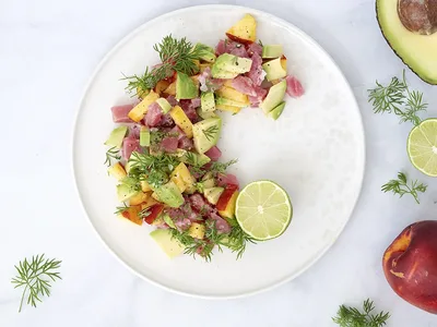 Sushi-Grade Tuna Tartare with Avocado