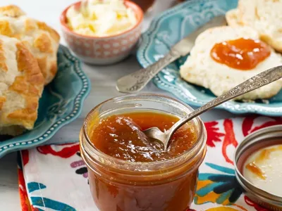 Homemade Peach Honey Butter Canning Recipe