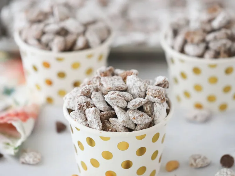 Classic Muddy Buddies with Chocolate Peanut Butter Coating
