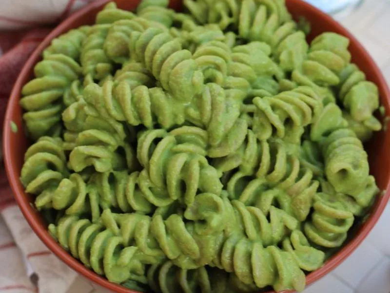 Vegan Cashew Walnut Pesto with Kale and Spinach