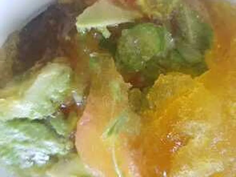 Avocado Lemon Gelatin Salad with Citrus