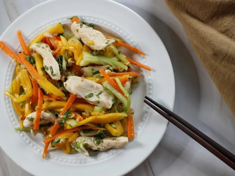 Thai Green Mango and Chicken Salad
