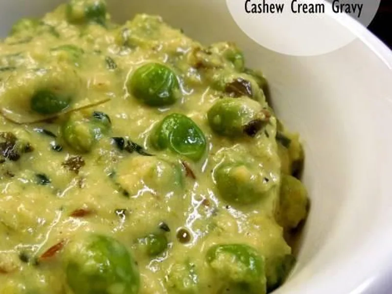 Indian Matar Methi Malai Creamy Fenugreek