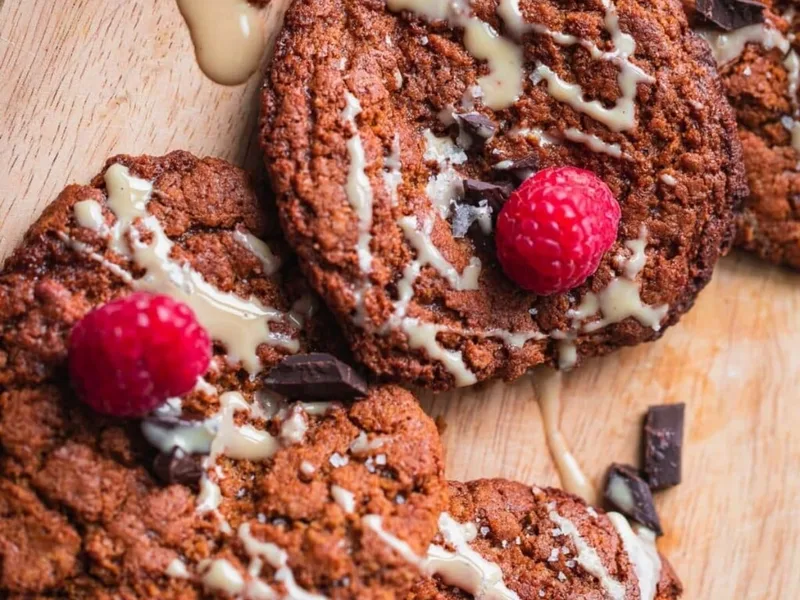 Vegan Peanut Butter Tahini Cookies with Gluten-Free Flour