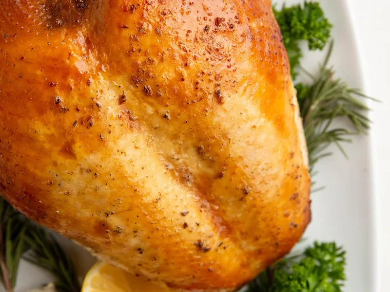Garlic Herb Roasted Turkey Breast with Soy Marinade