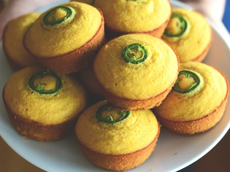 Gluten-Free Jalapeño Cornbread Muffins