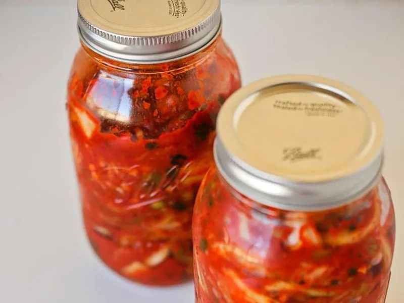 Mom's Fermented Napa Cabbage Kimchi