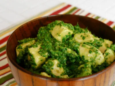 Avocado Chimichurri Sauce with Fresh Herbs