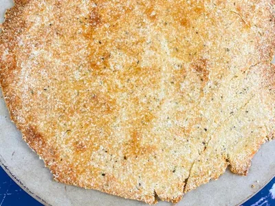 Keto Fathead Mozzarella Pizza Crust