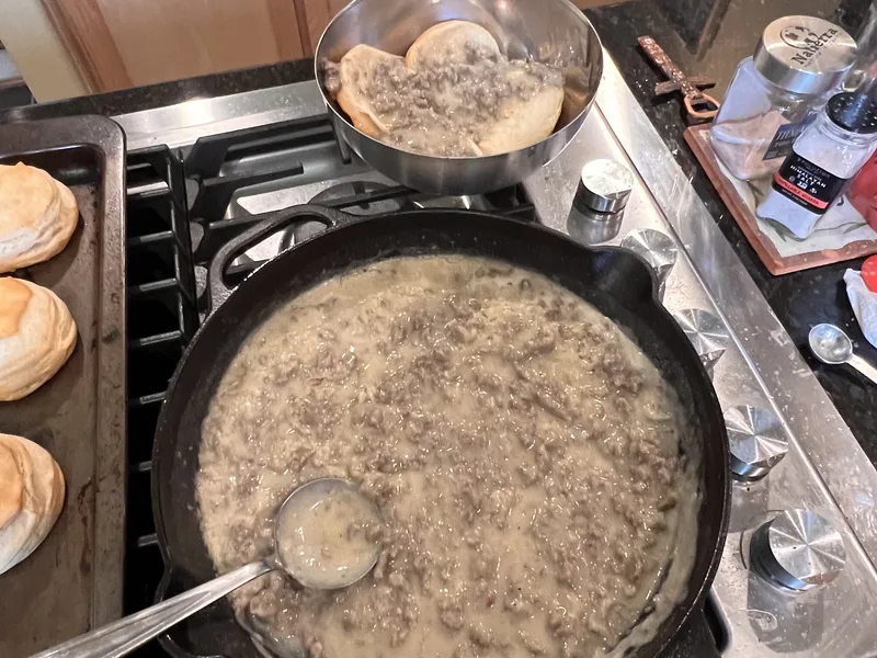 Classic Southern Sausage Gravy for Biscuits and Gravy