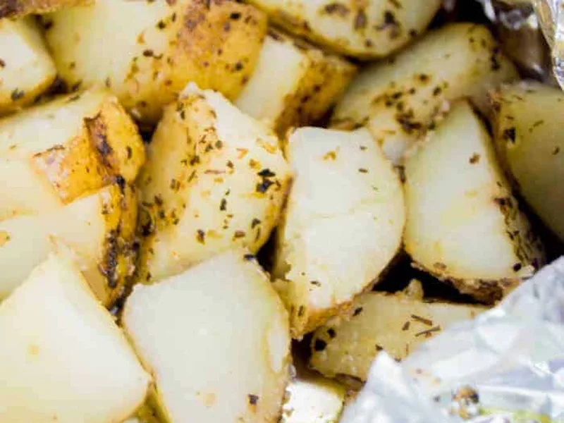 Easy Italian Foil Packet Potatoes - Oven or Grill