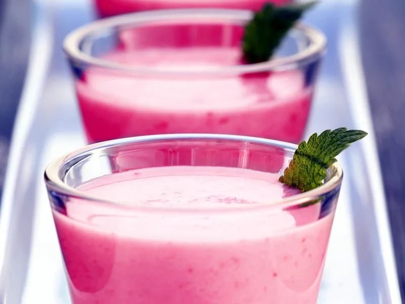 Honey Banana Strawberry Yogurt Smoothie and Frozen Pops