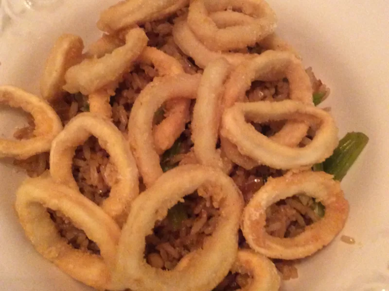 Chili Salt Pepper Squid with Szechuan Crust