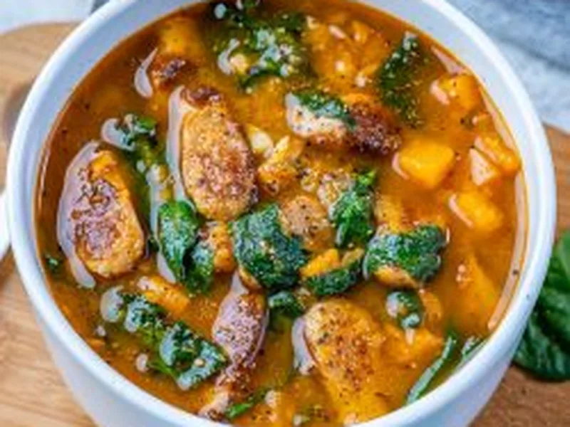 Smoked Sausage Sweet Potato Soup