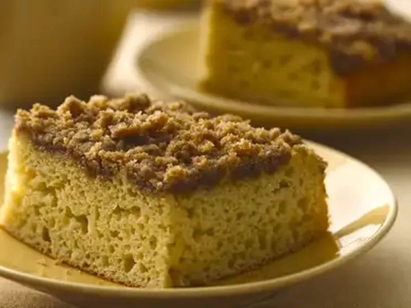 Bisquick Cinnamon Streusel Coffee Cake with Brown Sugar
