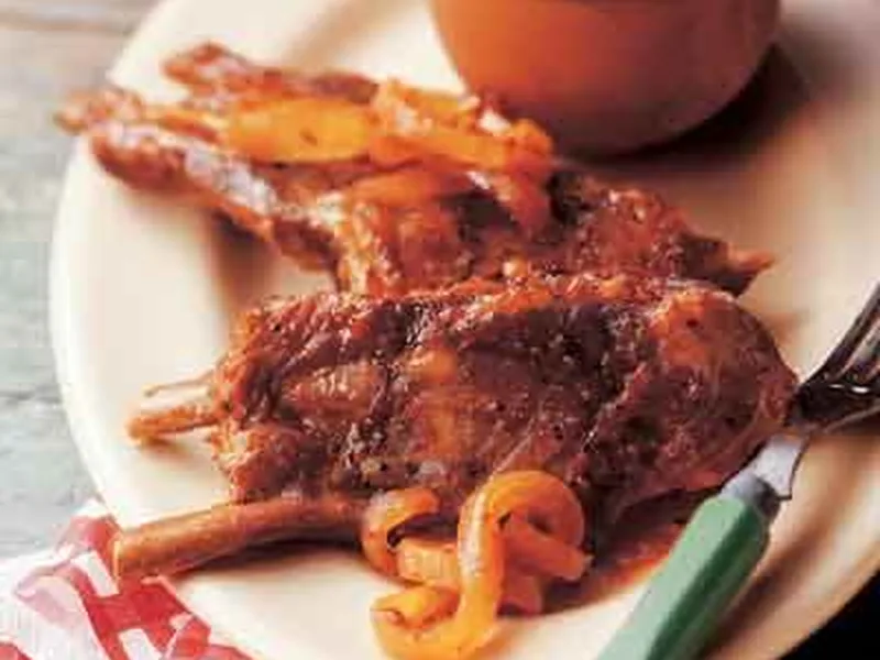 Slow Cooker Barbecued Pork Loin Ribs