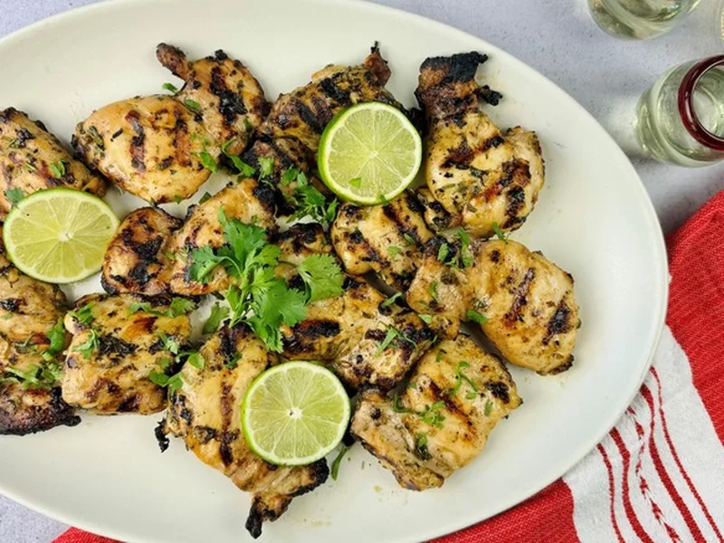 Tequila Lime Grilled Chicken Thighs