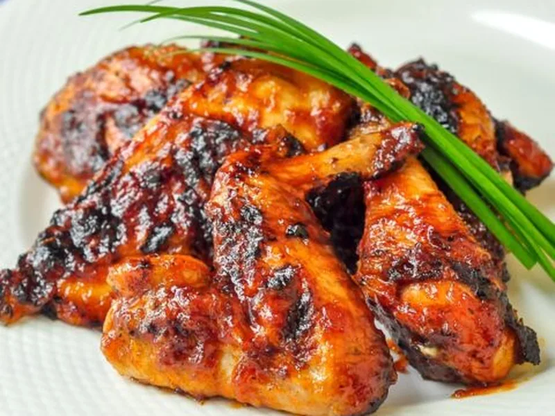 Honey Chili Barbecue Chicken with Homemade Sauce