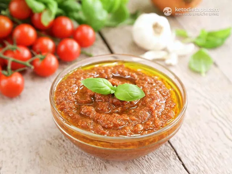 Fresh Basil Marinara Sauce, Low-Carb