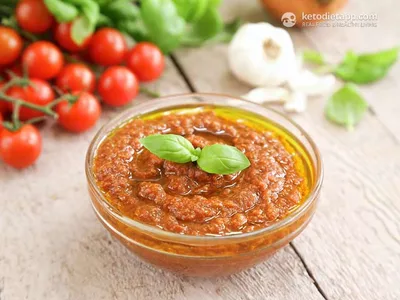 Fresh Basil Marinara Sauce, Low-Carb