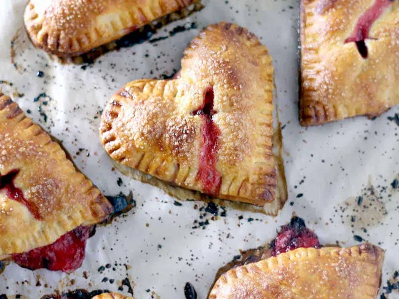 Fresh Strawberry Ginger Hand Pies with Flaky Pastry