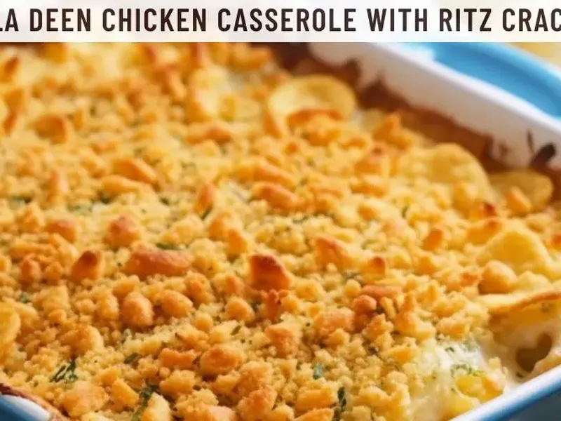 Paula Deen Chicken Ritz Cracker Casserole