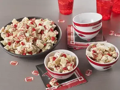 Arkansas Razorbacks Chex Snack Mix with White Chocolate