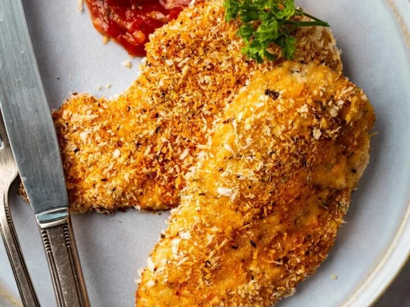 Crispy Baked Panko Parmesan Chicken Fillets