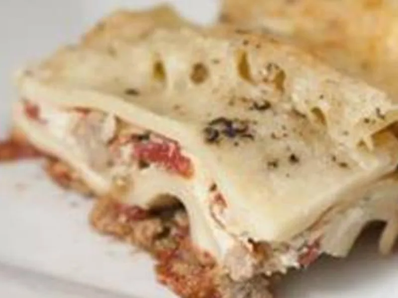 Fire Roasted Italian Sausage Lasagna with Fresh Herbs