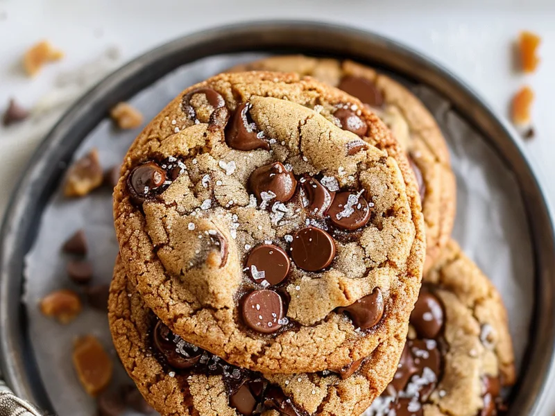 Brown Butter Toffee Chocolate Chip Cookies