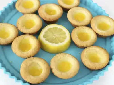 Lemon Cheesecake Cookie Bites - Mini Muffin Tin Treats