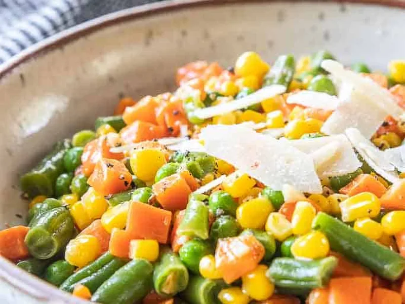 Buttery Ranch Frozen Mixed Vegetables with Brown Butter