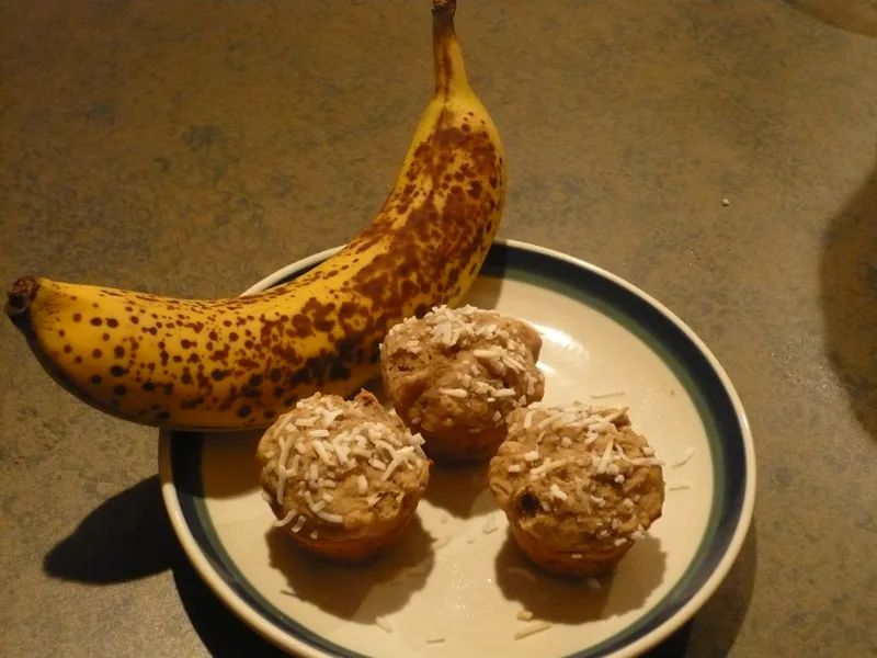 Gluten-Free Banana Honey Muffins with Rice Flour