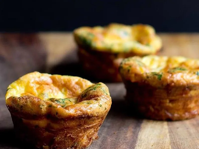 Mini Frittata Cups with Mascarpone and Prosciutto