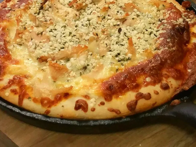 Quick Weight Watchers Skillet Pizza with Greek Yogurt Dough