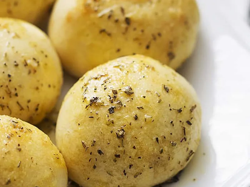 Garlic Parmesan Cheese Bombs with Pillsbury Biscuits