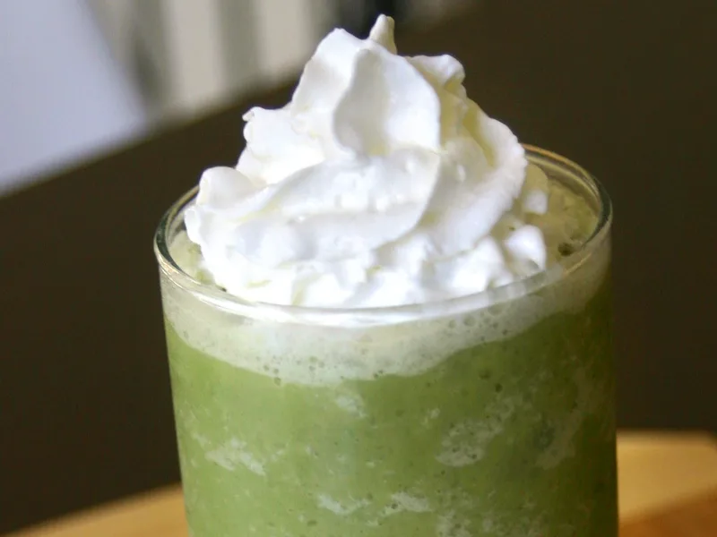 Green Tea Matcha Frappuccino with Vanilla Soymilk