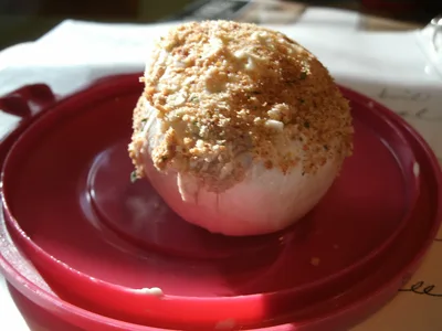 Philly Cream Cheese Stuffed Mushrooms with Crispy Coating