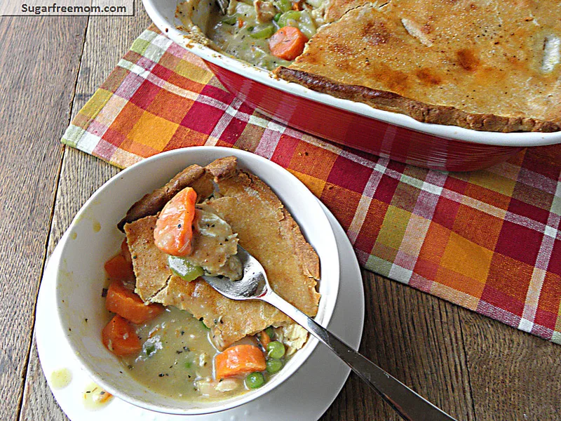 Healthier Turkey Pot Pie with Whole Wheat Crust