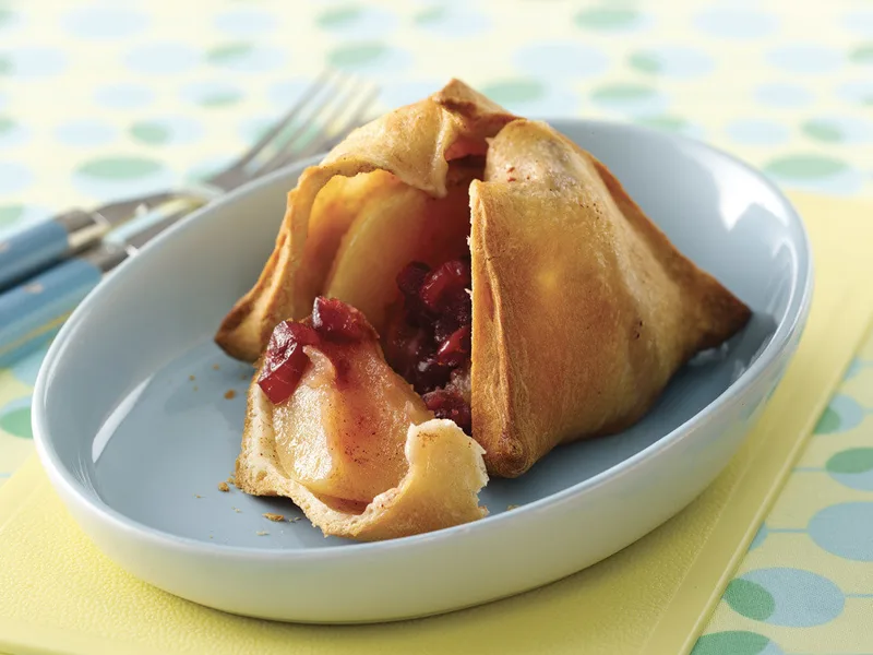 Baked Apple Dumplings with Crescent Dough