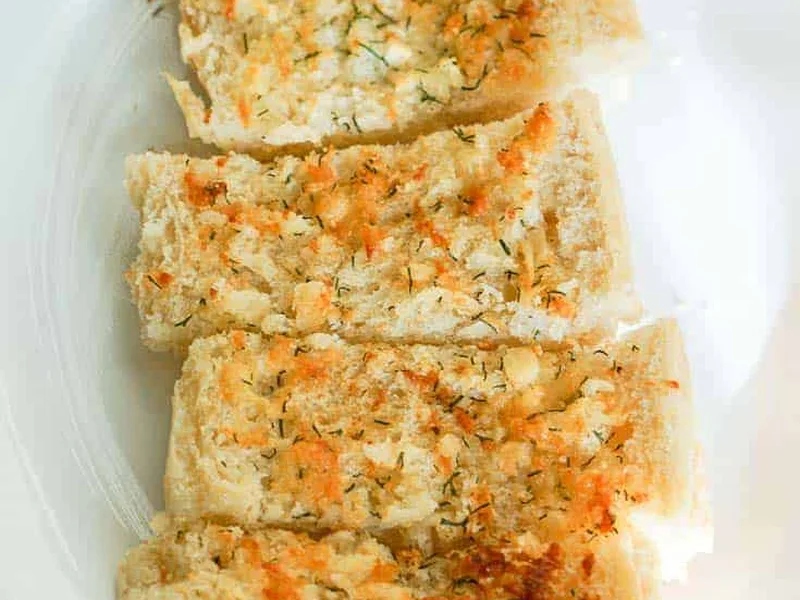 Commanders Palace New Orleans Style Garlic Bread with Parmesan