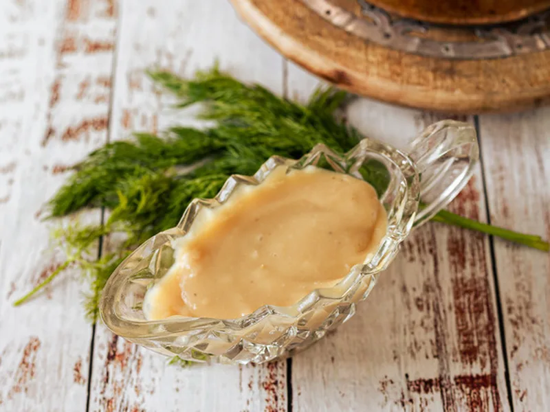 No Drippings Brown Gravy with Beef Broth